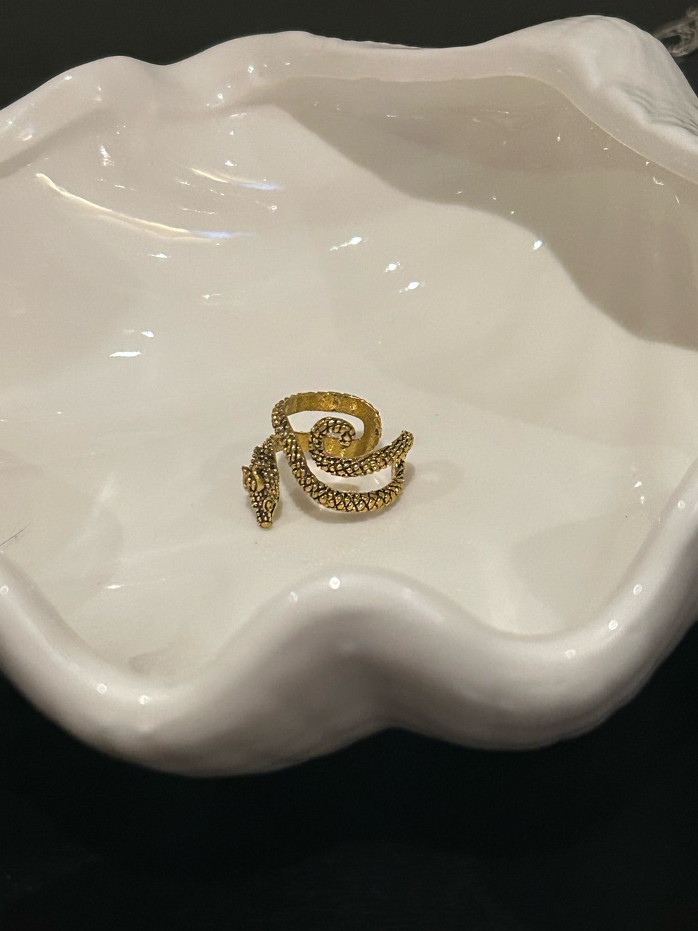 Gold Dragon Wrap Ring